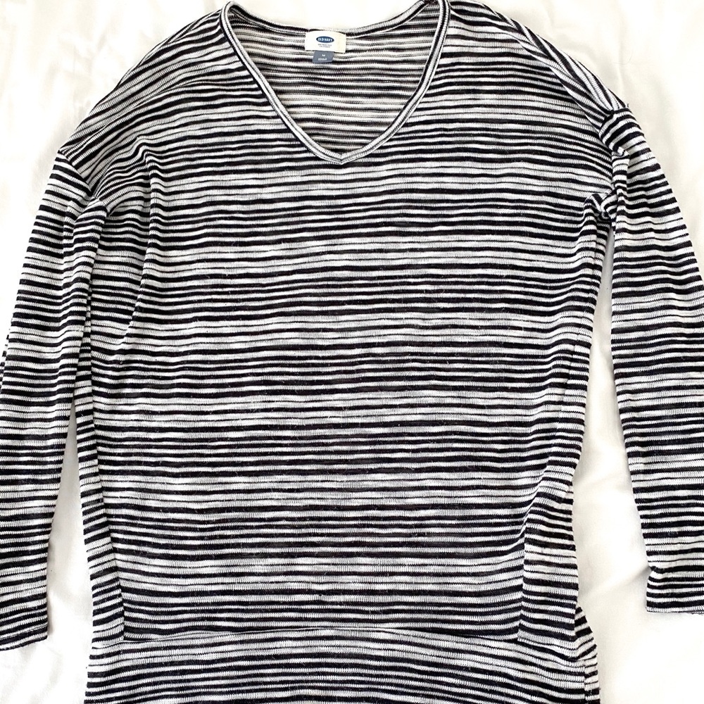 Black, Gray and White Long Sleeve